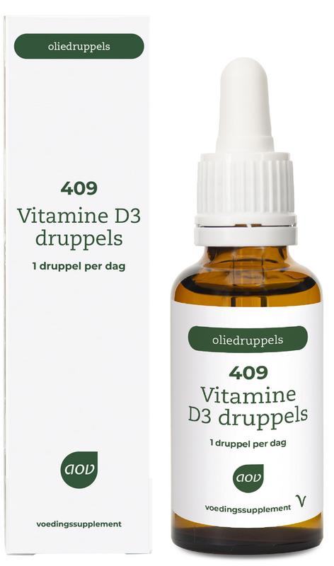 Aov 409 Vitamine D3 Druppels 25Mcg