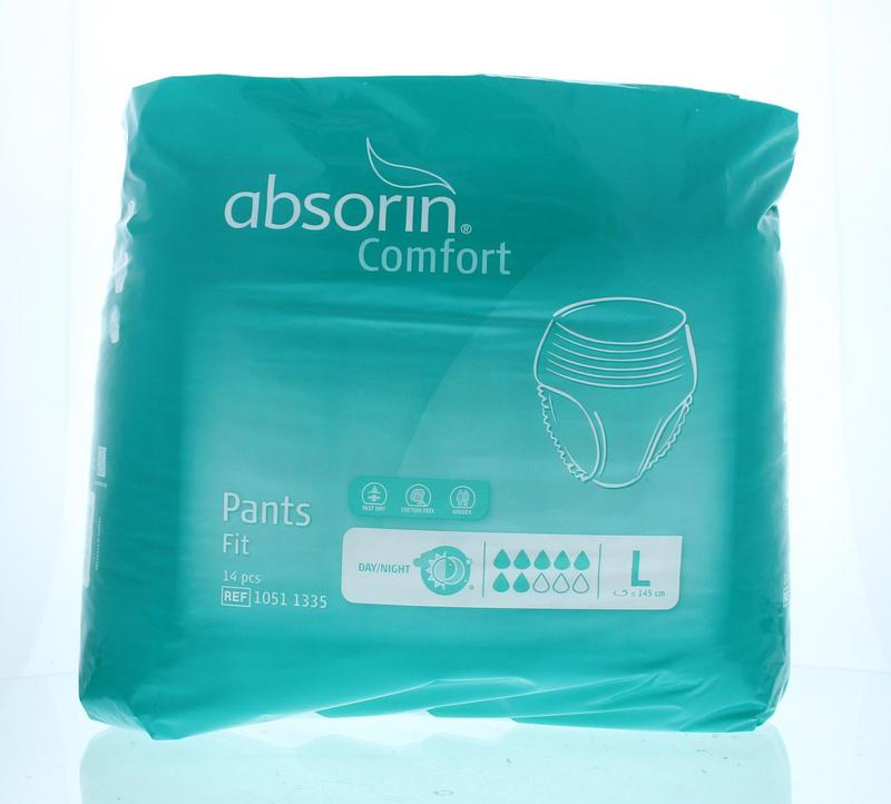 Absorin Comfort Pants Fit Maat L Tot 145Cm