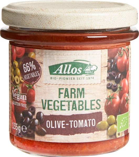 Allos Farm Vegetables Tomaat & Olijf Bio