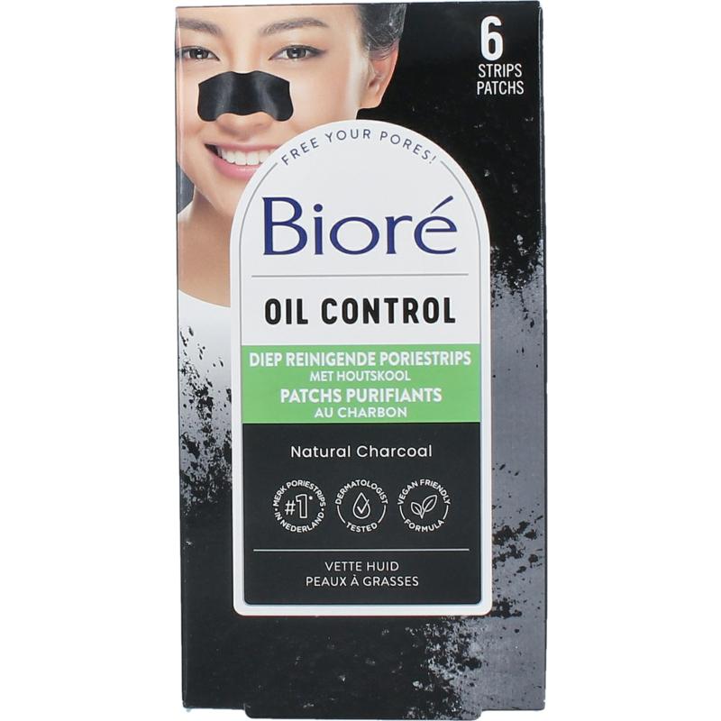 Biore Diep Reinigende Poriestrips Houtskool