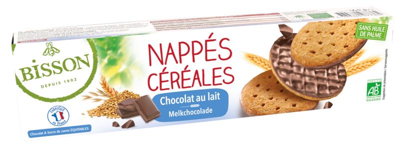 Bisson Pure Chocolade Frosted Granenkoekjes Bio