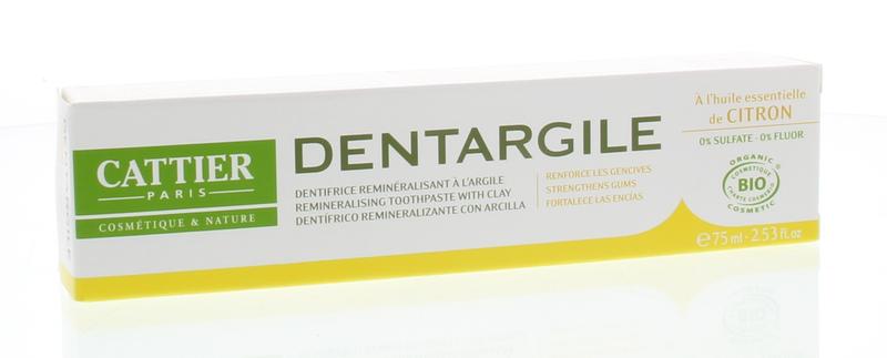 Cattier Tandpasta Citroen - 75ml