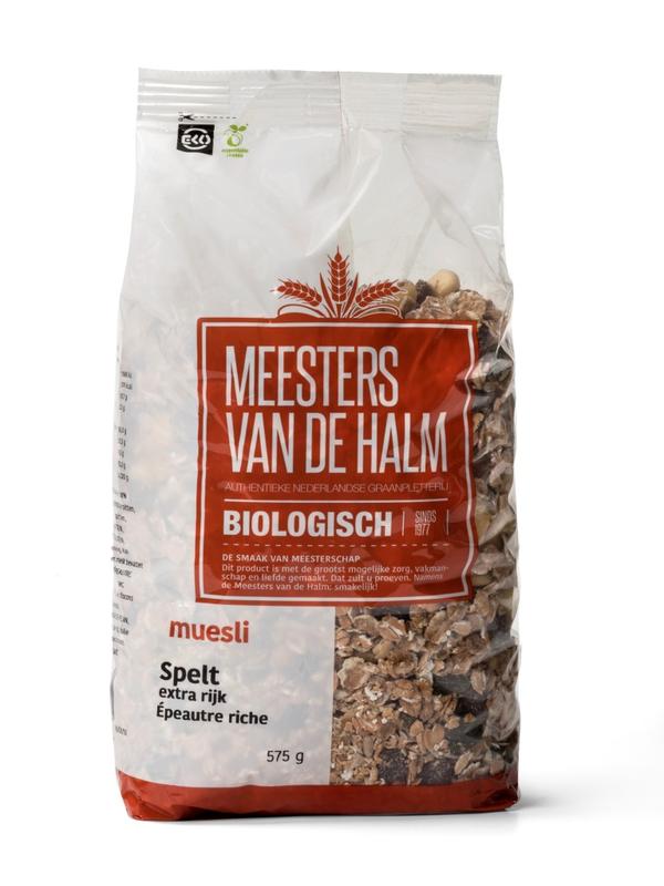 De Halm Muesli Spelt Extra Rijk Bio
