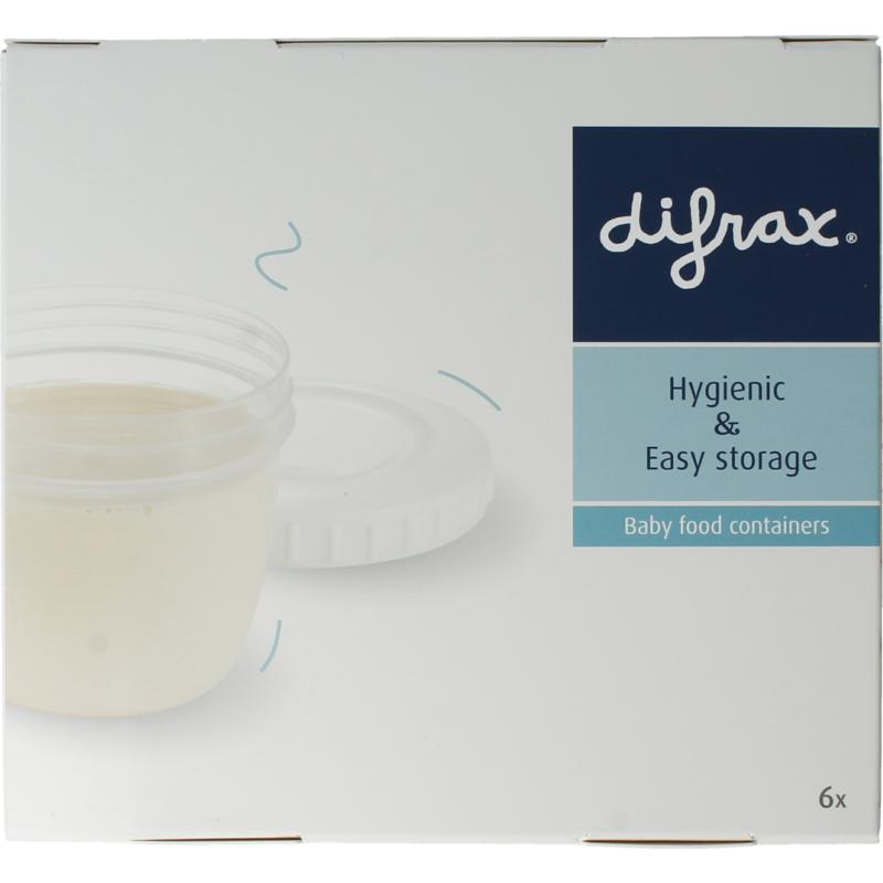 Difrax Voeding Bewaarbakjes