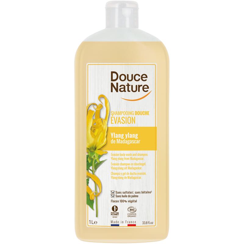 Douce Nature Douchegel & Shampoo Ylang Ylang Ontspannend Bio