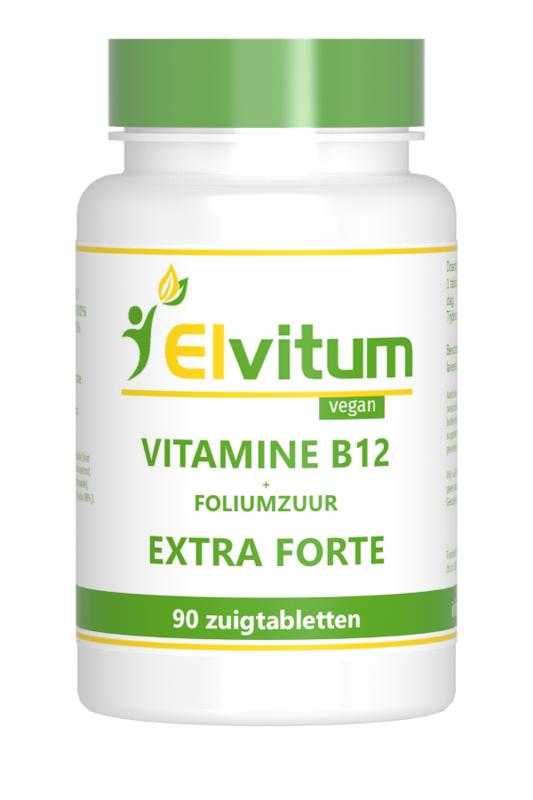 Elvitum Vitamine B12 Extra Forte + Foliumzuur