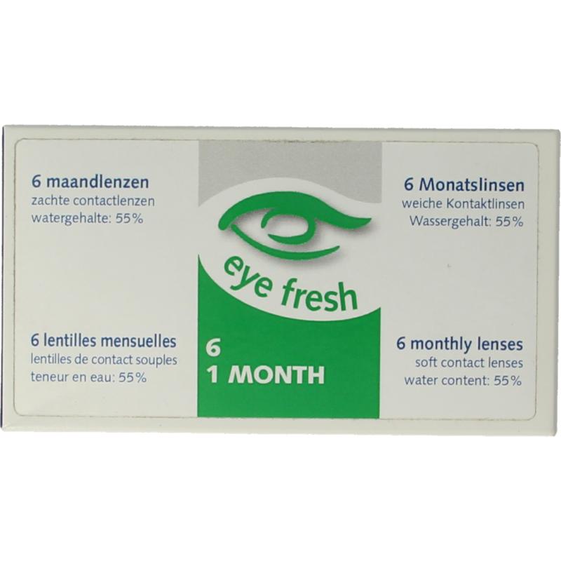 Eyefresh Maandlenzen -6.00