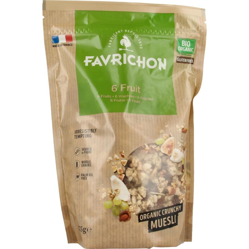 Favrichon 6 Vruchten Muesli Bio