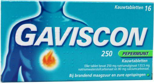 Gaviscon Peppermint 250 Av