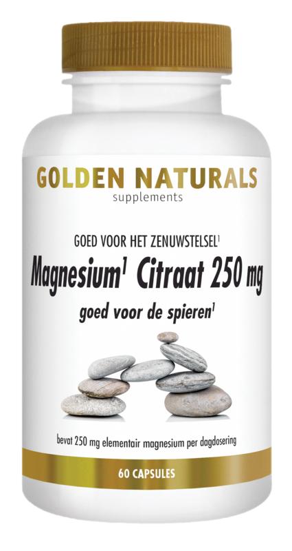 Golden Naturals Magnesium Citraat 250Mg