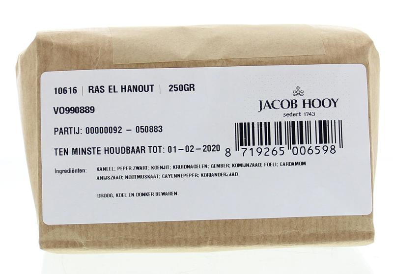 Jacob Hooy Ras El Hanout