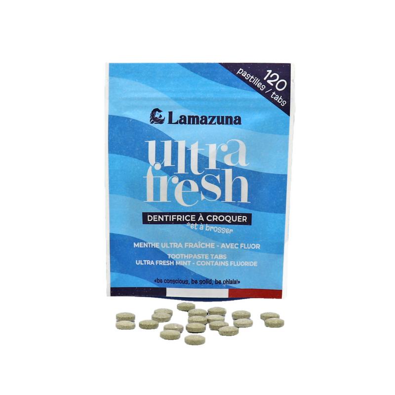 Lamazuna Toothpaste Tabs Ultra Fresh Mint Bio