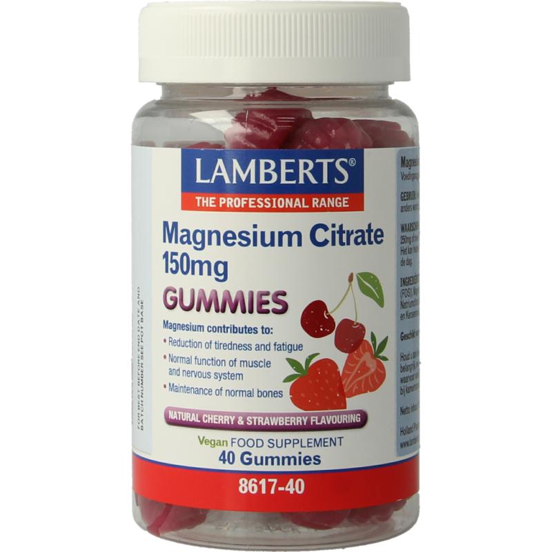 Lamberts Magnesium Citraat Gummies