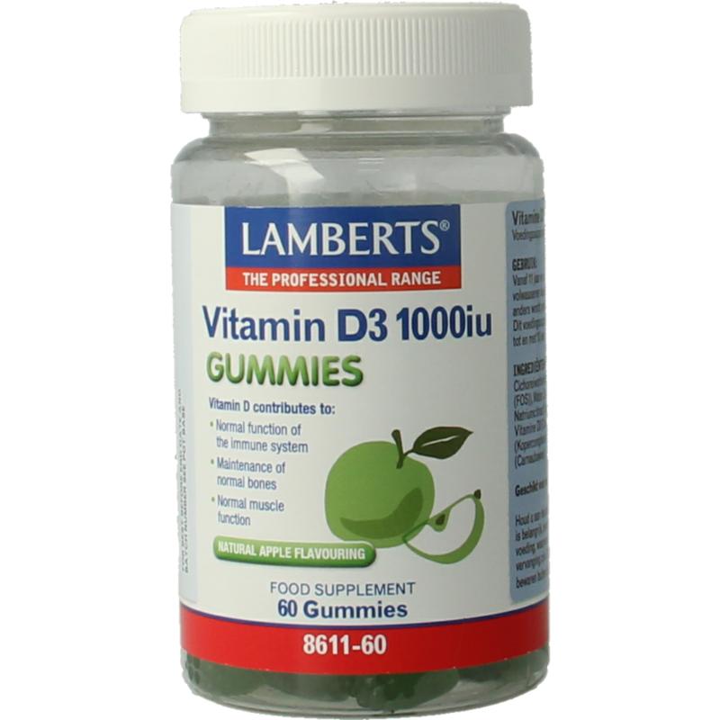 Lamberts Vitamine D3 1000Ie Gummies