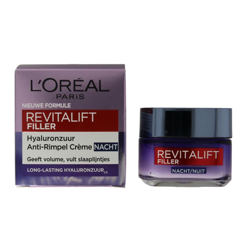 L'oreal Paris Revitalift Filler Nachtcreme