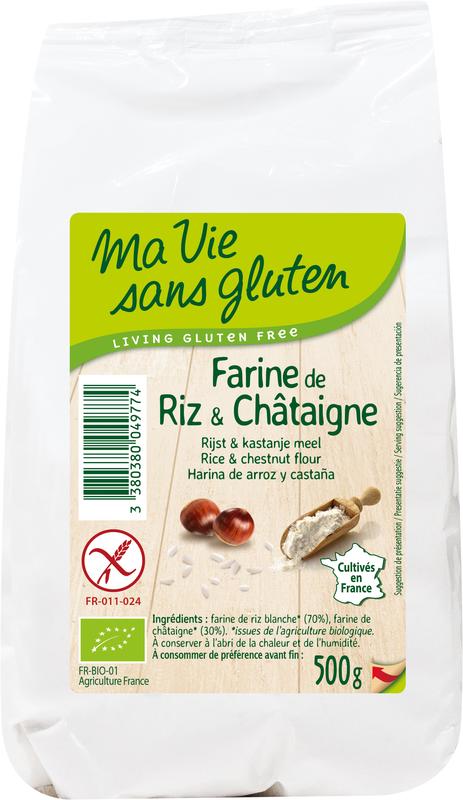 Ma Vie Sans Rijst & Kastanjemeel - Glutenvrij - Bio