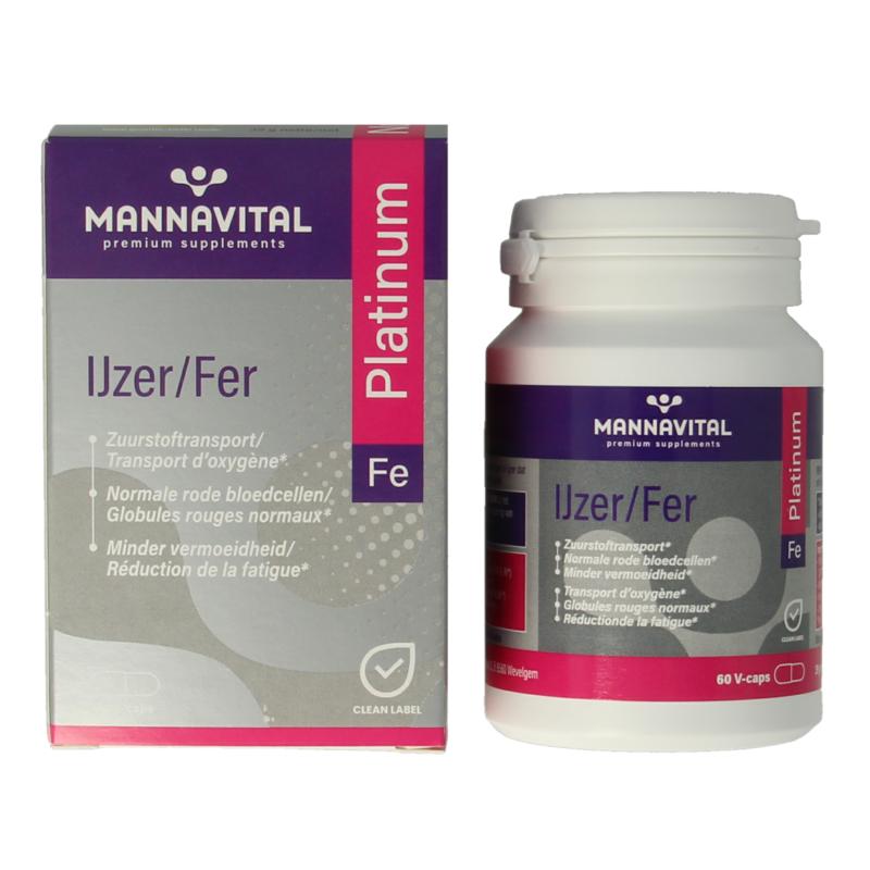 Mannavital Ijzer Platinum