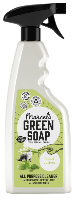 Marcel's Green Soap Allesreiniger Spray Basilicum & Vertivert Gras