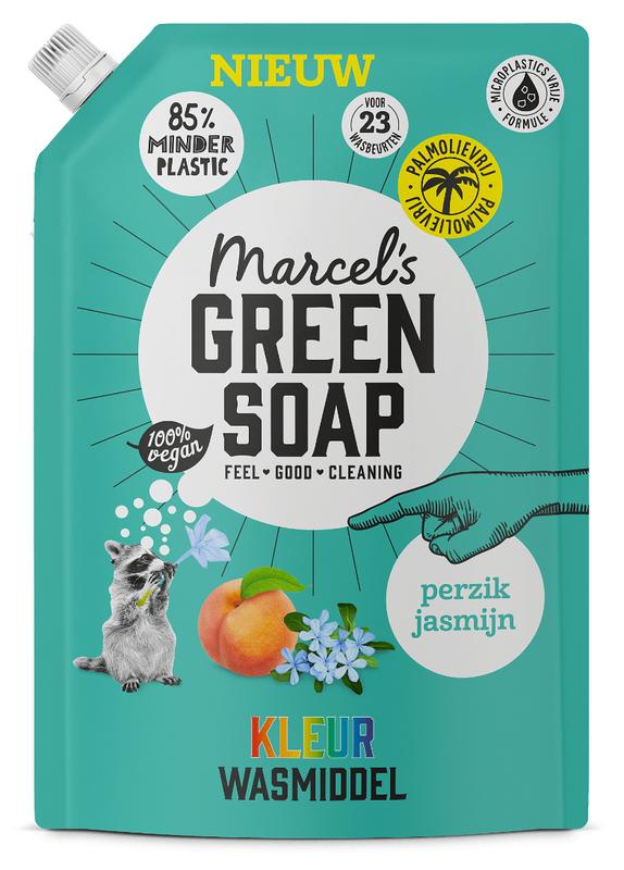 Marcel's Gr Soap Wasmiddel Kleur Perzik & Jasmijn