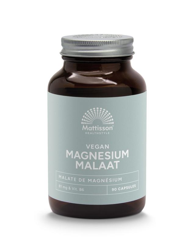 Mattisson Magnesium Malaat Met Actieve Vorm Vit. B6