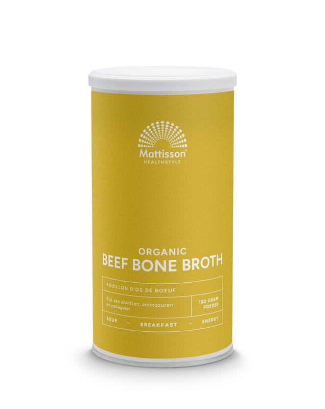 Mattisson Organic Beef Bone Broth Botten Bouillon Bio