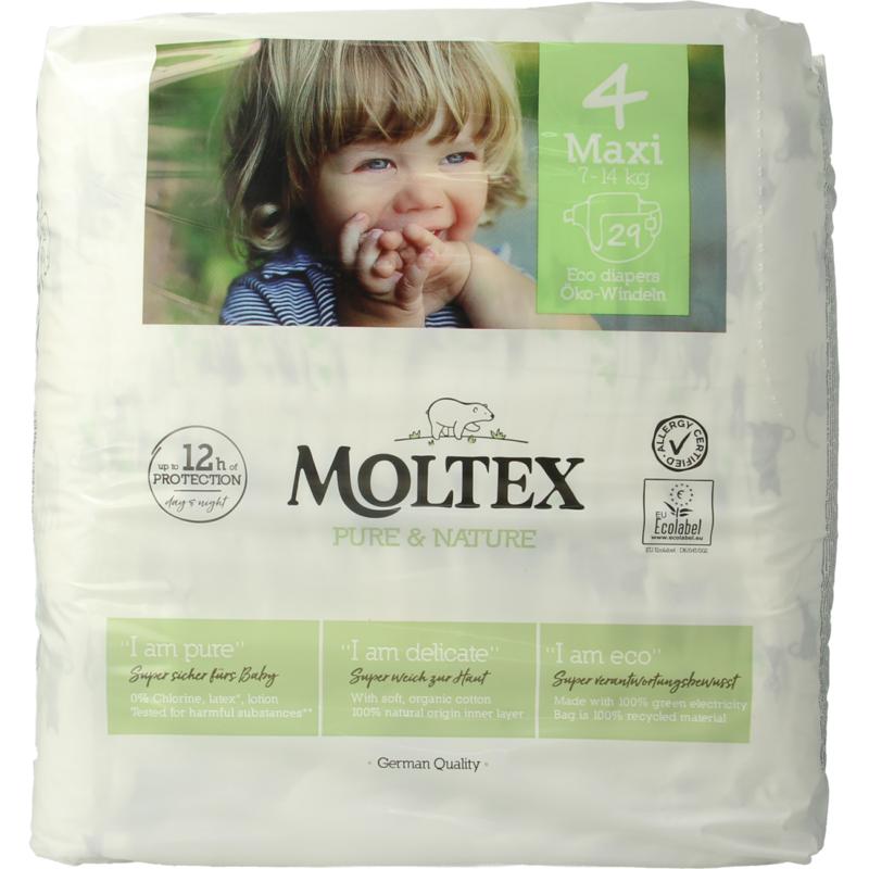 Moltex Pure & Nature Babyluiers Maxi