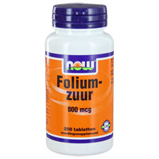 Now Foliumzuur 800Mcg