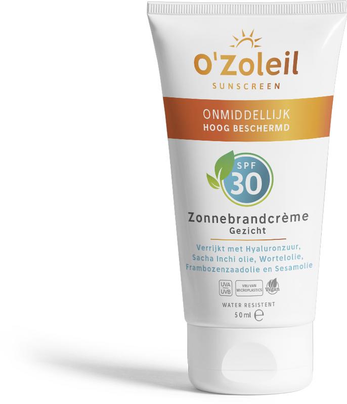 O'zoleil Zonnebrandcreme Gezicht Spf30