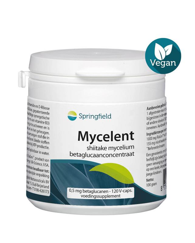 Springfield Mycelent Betaglucaanconcentraat 250Mg