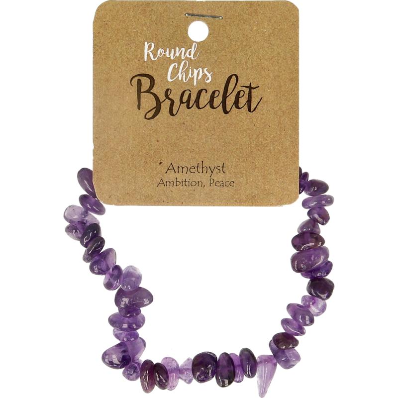 Steengoed Splitkralen Armband Amethyst Op Kaart