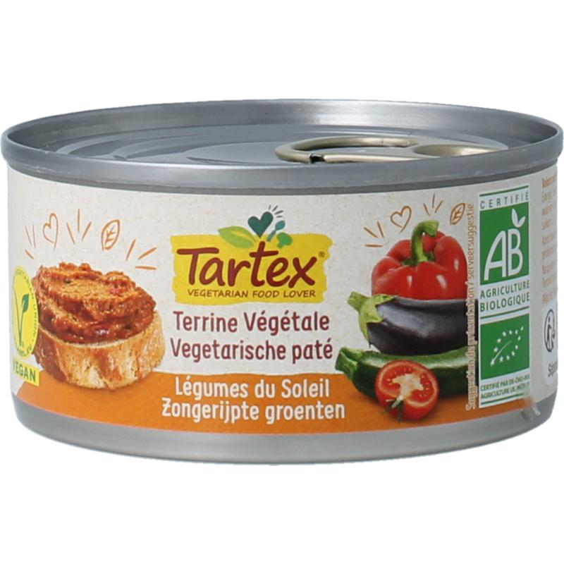 Tartex Pate Zongerijpte Groente Bio