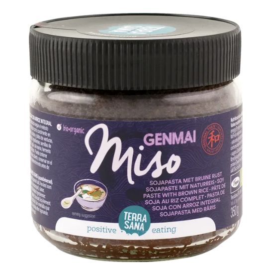 Terrasana Genmai Miso Ongepasteuriseerd Glas Bio