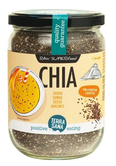 Terrasana Raw Chia Zaad In Glas Bio