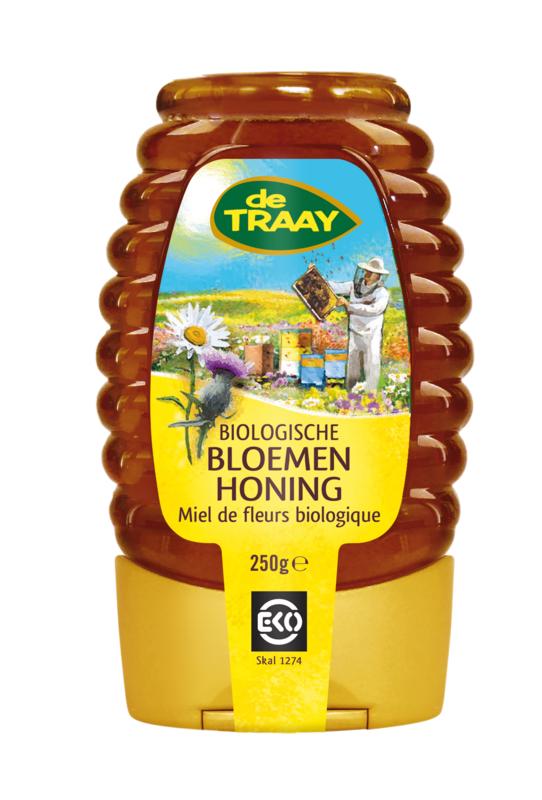 Traay Bloemenhoning Knijpfles Bio
