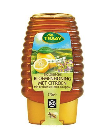 Traay Bloemenhoning Met Citroen Knijpfles Bio