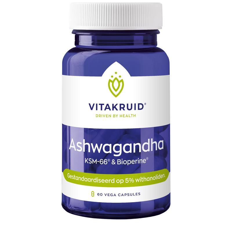 Vitakruid Ashwagandha 5% Withanoliden Ksm-66 & Bioperine