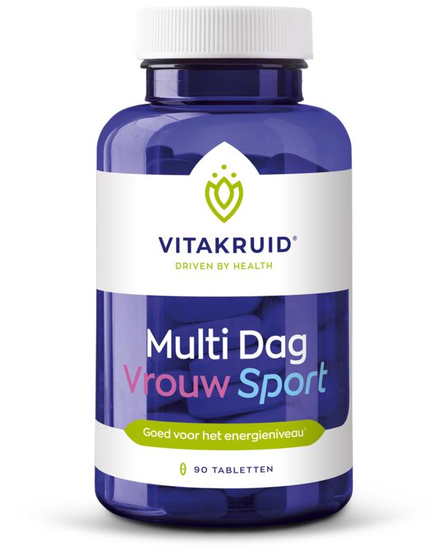Vitakruid Multi Dag Vrouw Sport 100% Vegan