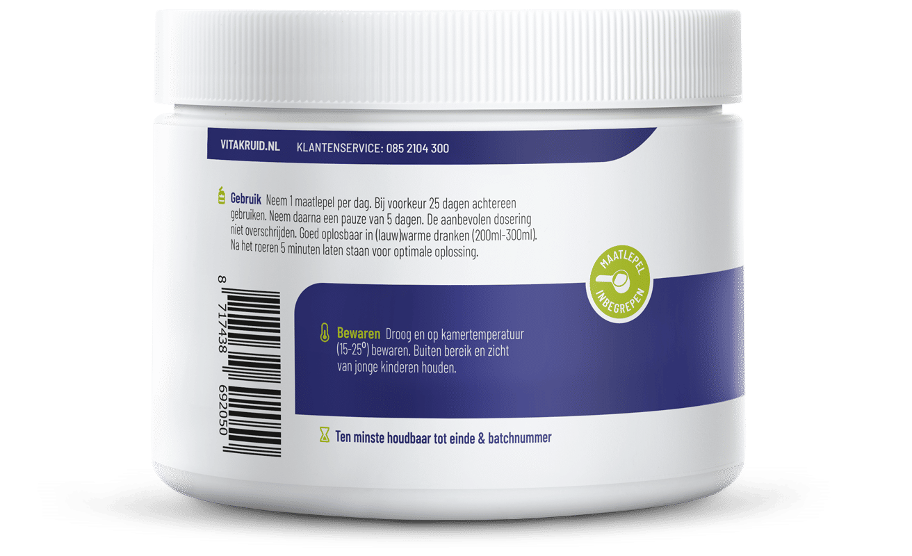 Vitakruid Viscollageen 99% Puur Collageen Vitamine C & Zink