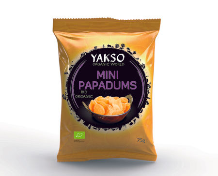 Yakso Mini Papadums Bio