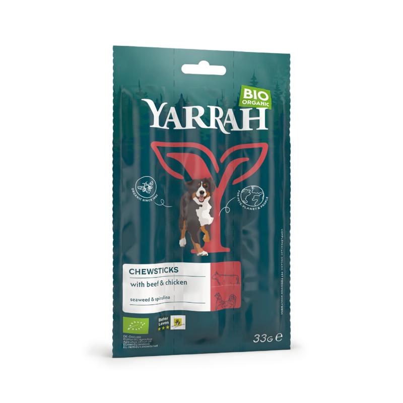 Yarrah Hond Kauwstaafjes Bio