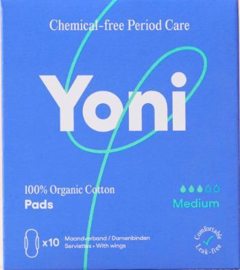 Yoni Maandverband Medium Met Vleugels