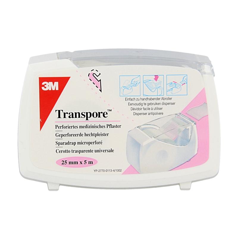 3M Transpore Hechtpleister 5M X 25Mm
