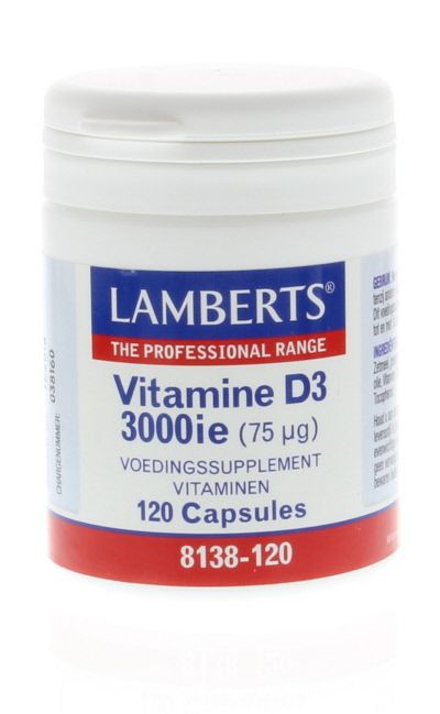 Lamberts Vitamine D3 3000Ie75mcg