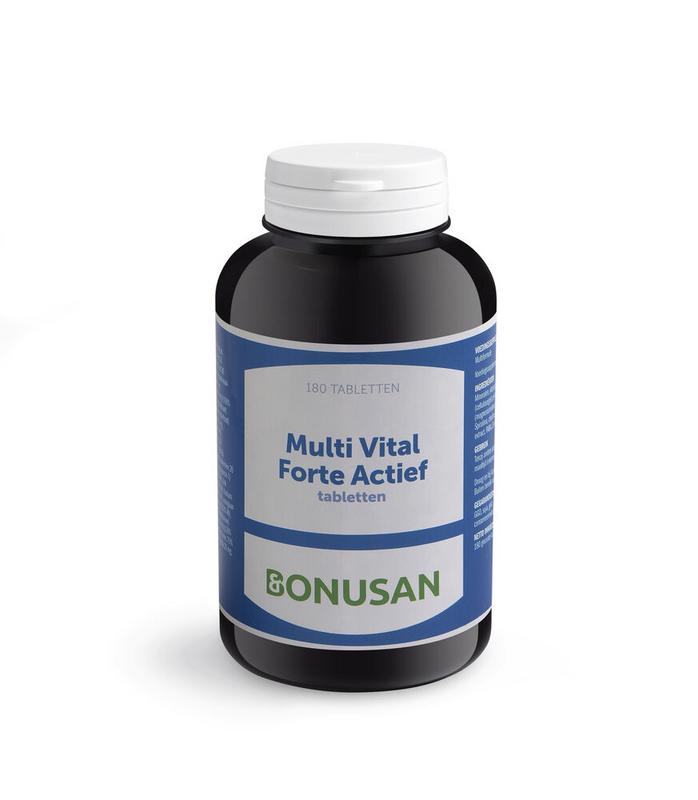 Bonusan Multi Vital Forte Actief - 180tabs