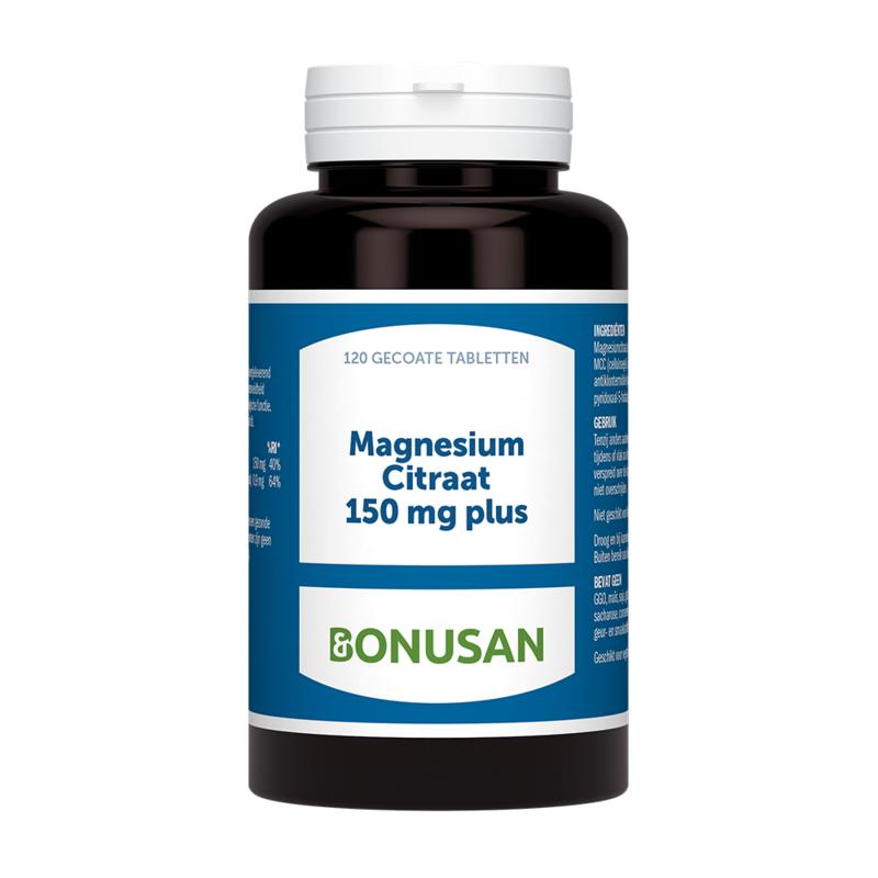 Bonusan Magnesiumcitraat 150 Mg Plus