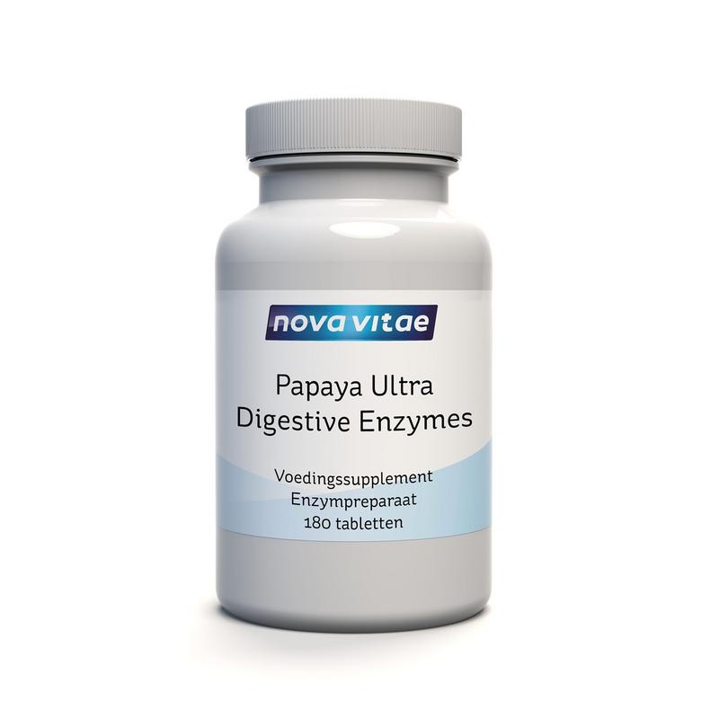 Nova Vitae Papaya Ultra Digestive Enzymes Vitatheek Tot