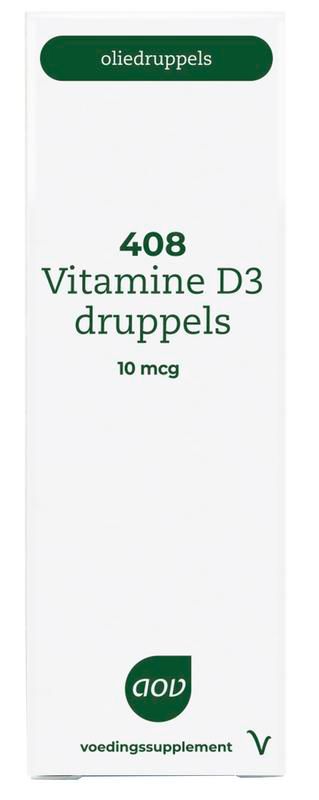 Aov 408 Vitamine D3 Druppels 10Mcg