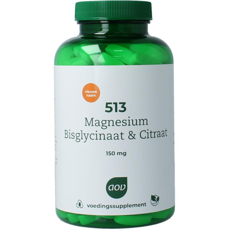 Aov 513 Magnesium Bisglycinaat & Citraat 150Mg