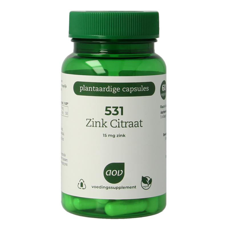 Aov 531 Zink Citraat 15Mg