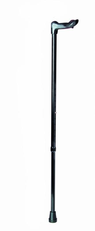 Able 2 Wandelstok Anatomisch Zwart Rechts